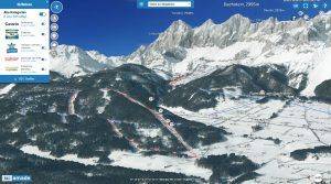 Neue Version der 3D-Karte Ski Amadé