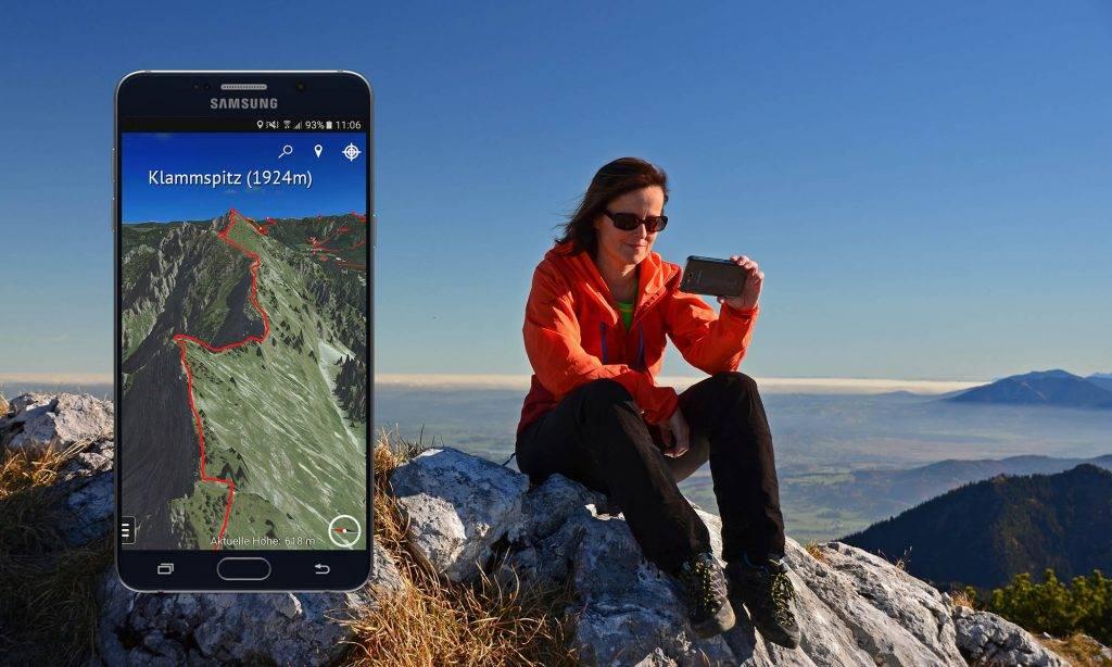 Orientierung mit der 3D Outdoor Guides App