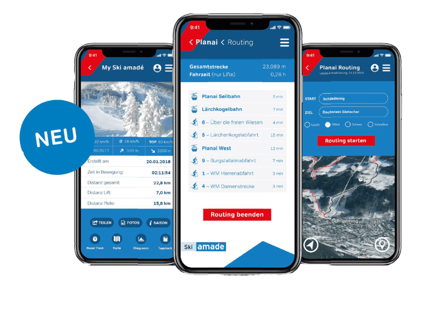 Neue App Ski amadé Guide